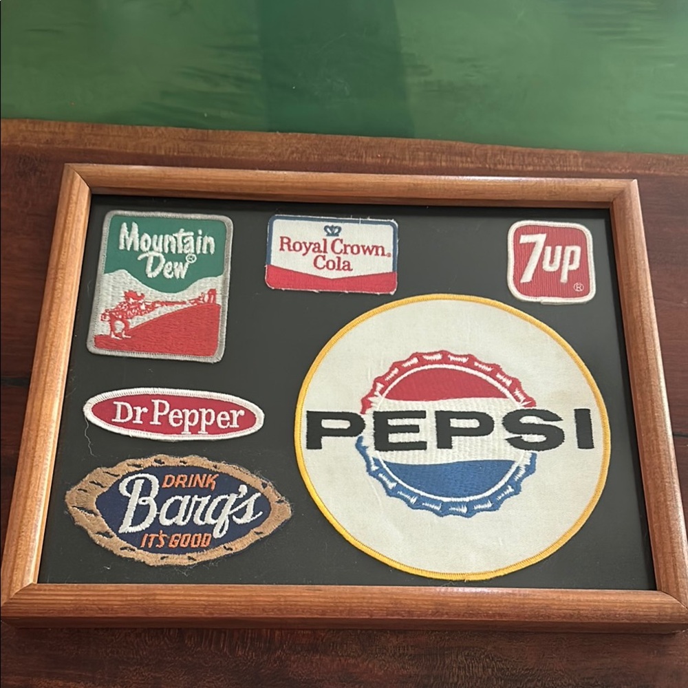 Vintage Soda Brand Patch Collection